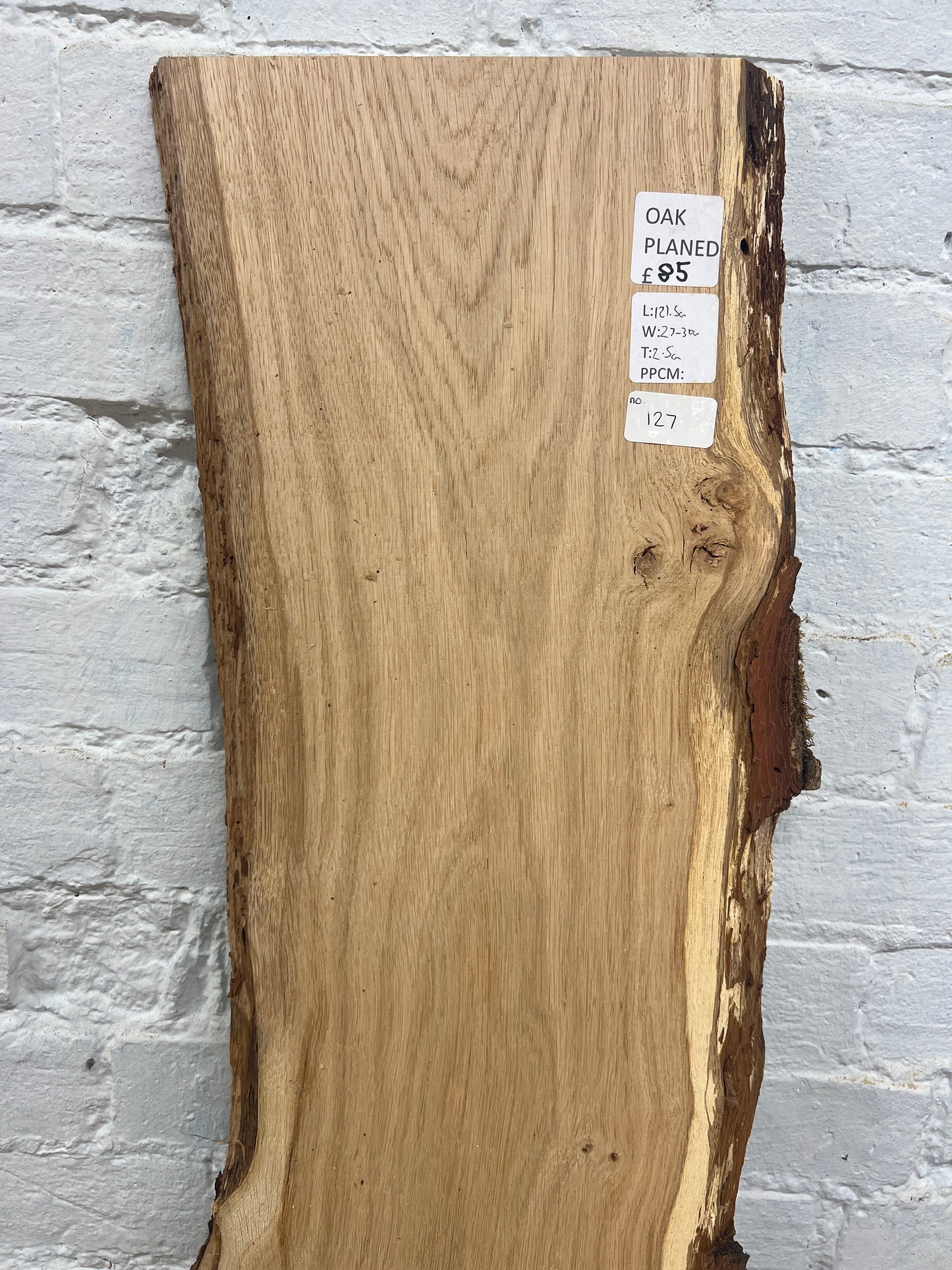 Oak No 127 - 1215x270-300x25mm Planed