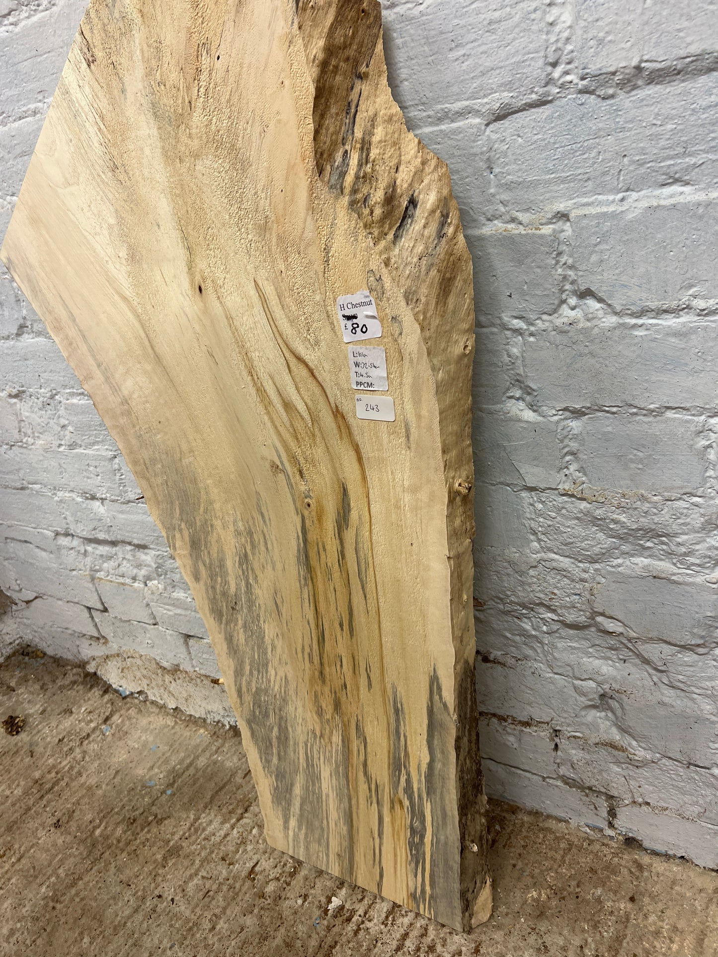 Horse Chestnut No 243 - 1010x320-540x45mm Planed