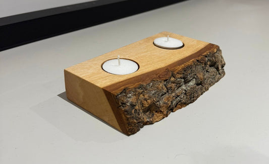 Ash tea light holder