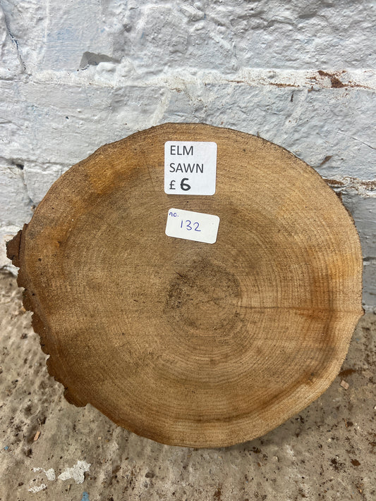 Elm No 132 - 250x260x40mm Sawn