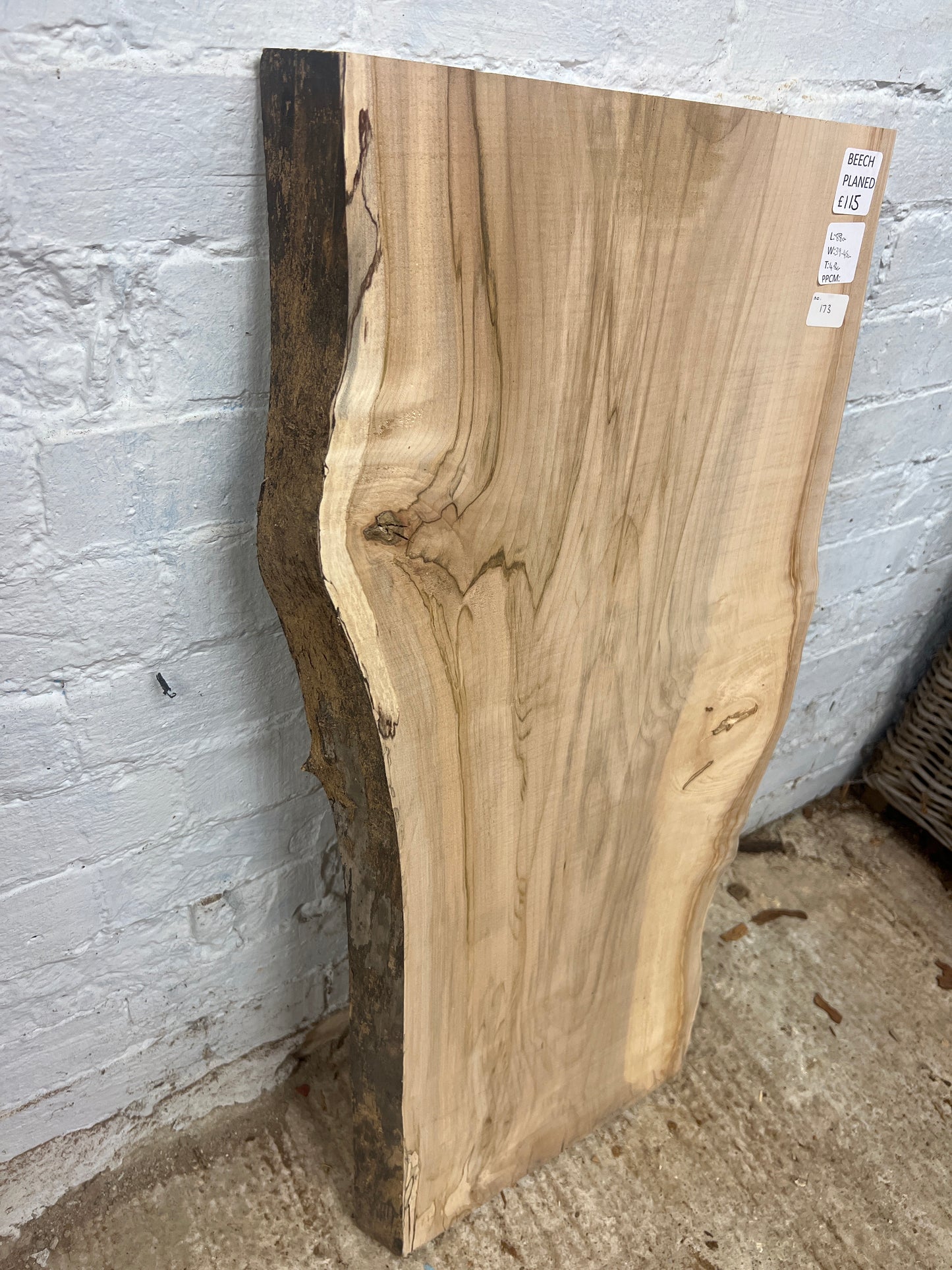 Beech No 173 - 880x390-450x48mm Planed