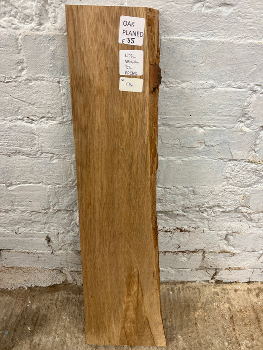 Oak No 174 - 780x140-210x30mm Planed
