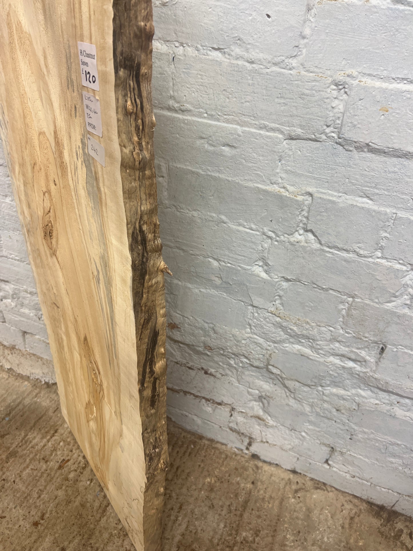 Horse Chestnut No 242 - 1050x420-460x50mm Planed