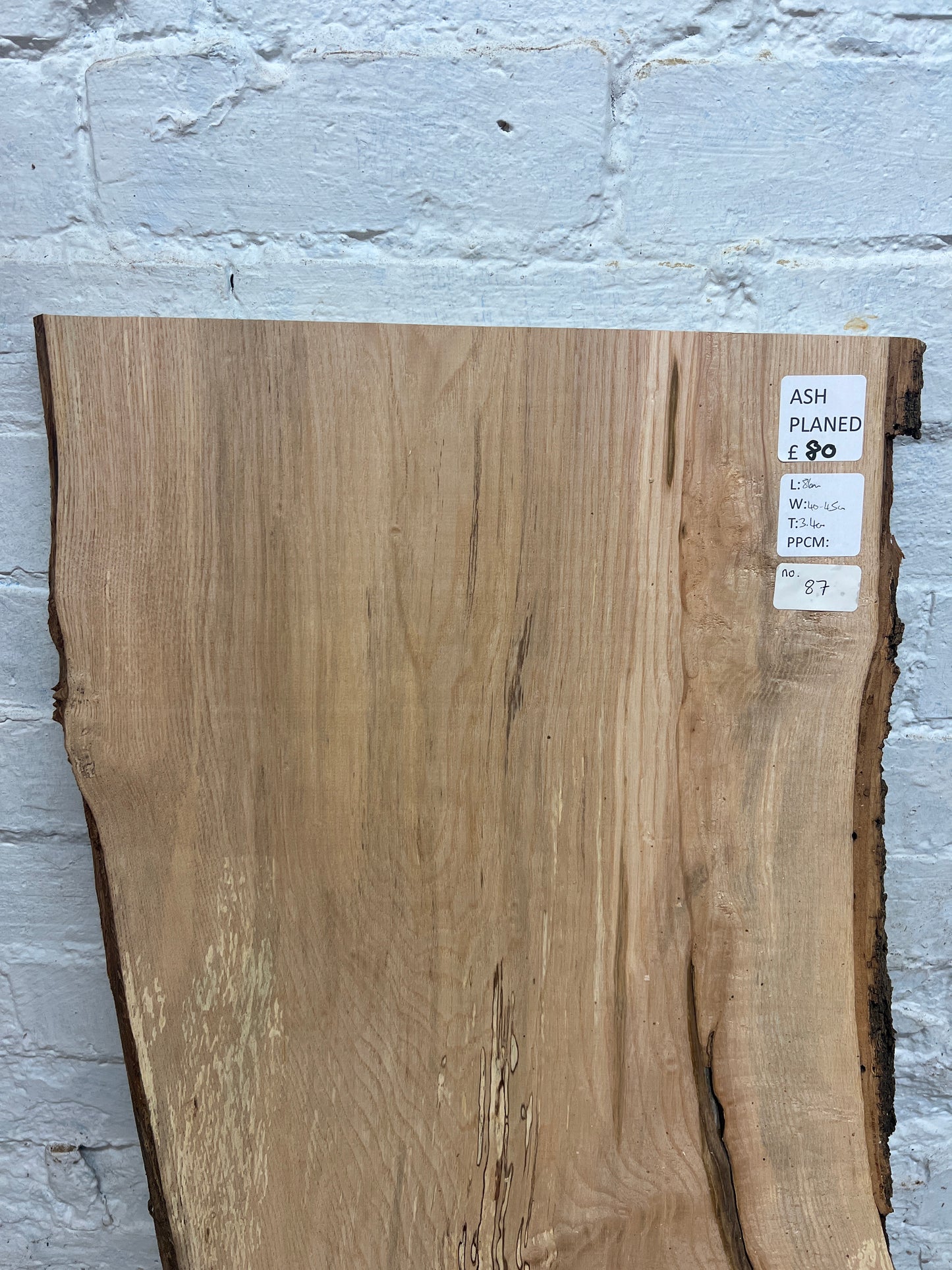 Ash No 87 - 860x400-450x34mm Planed