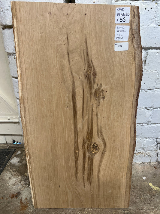 Oak No 186 - 695x330-380x30mm Planed