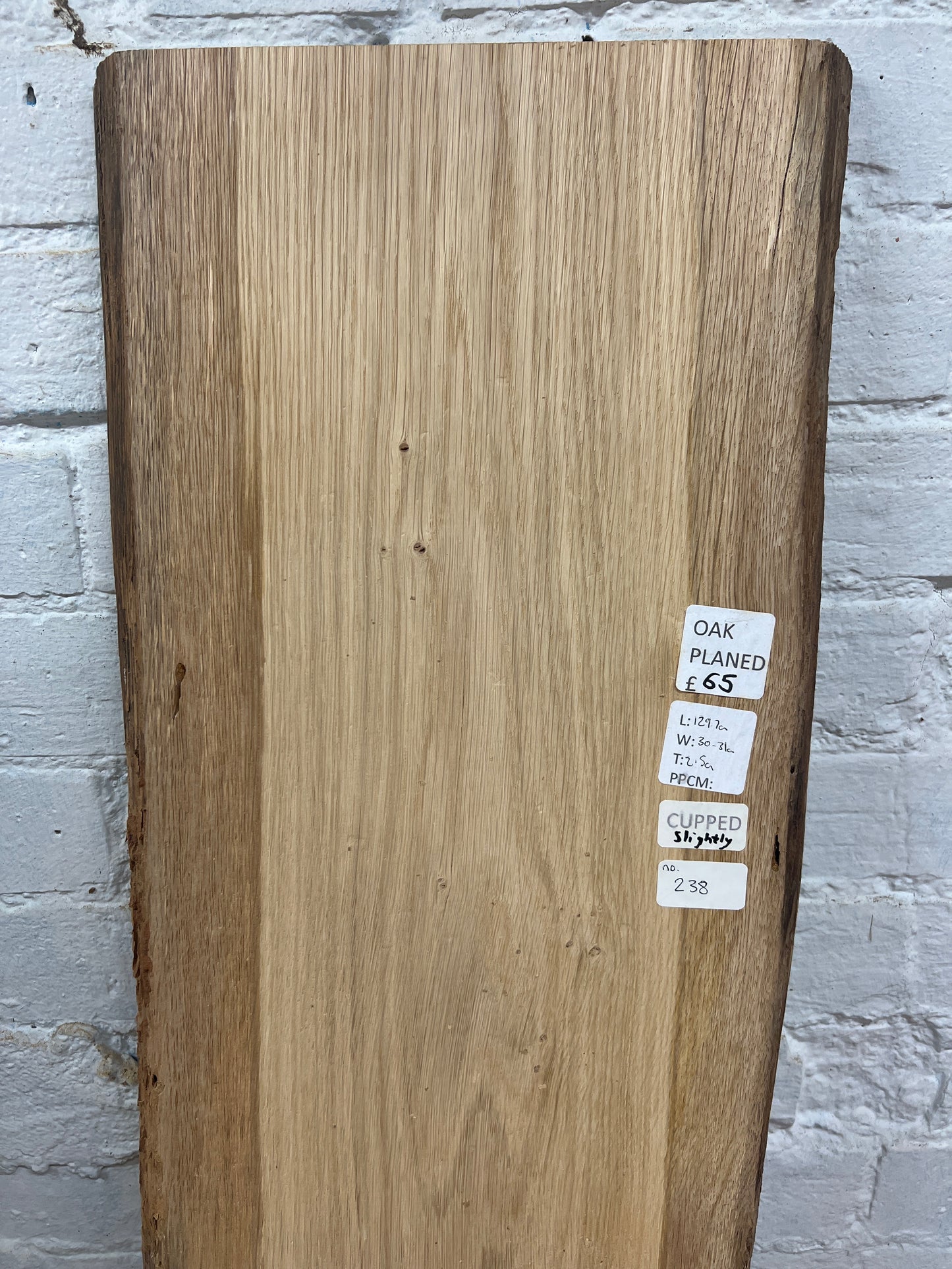 Oak No 238 - 1297x300-320x25mm Planed