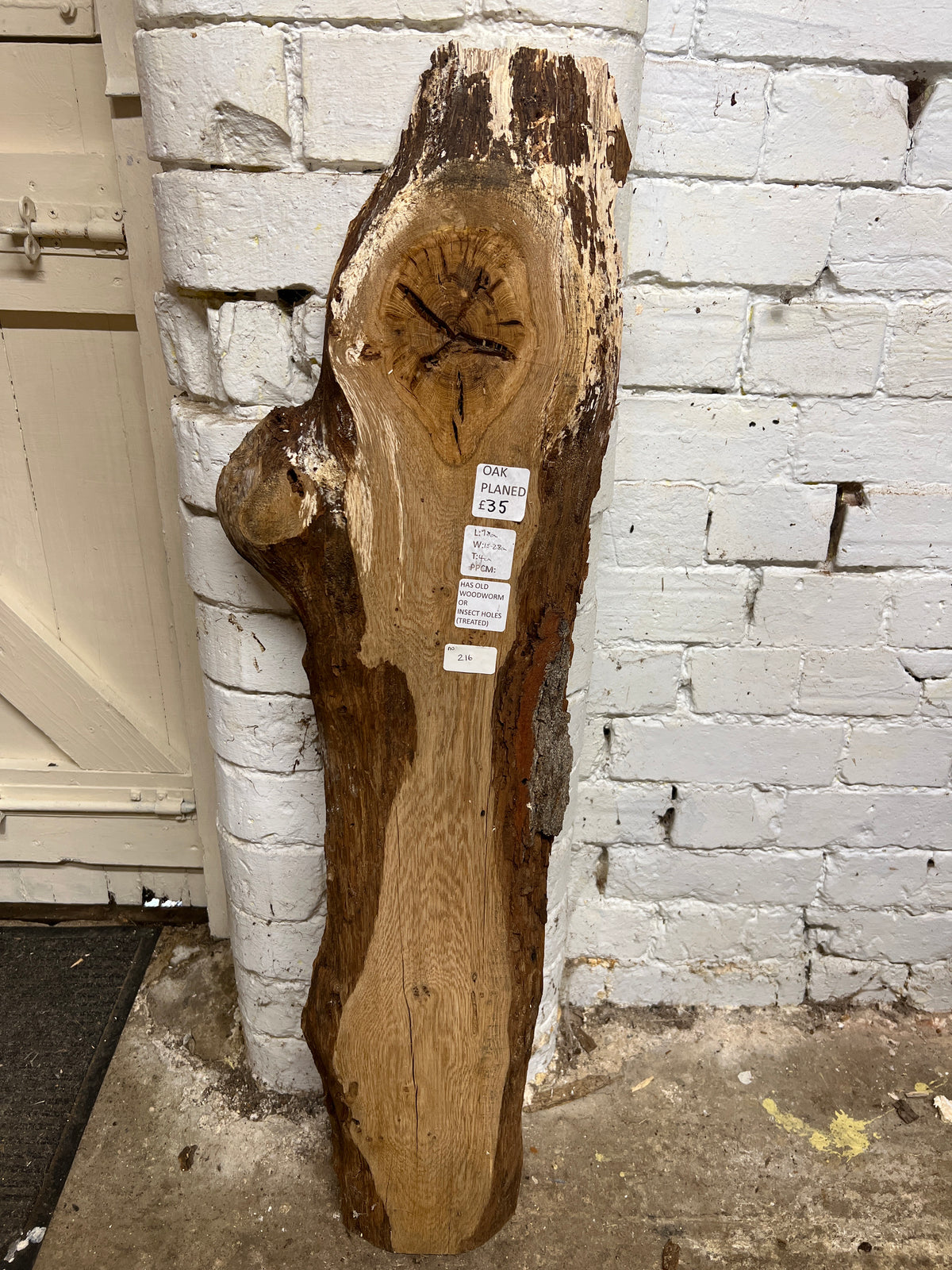 Oak No 216 - 980x150-280x40mm Planed