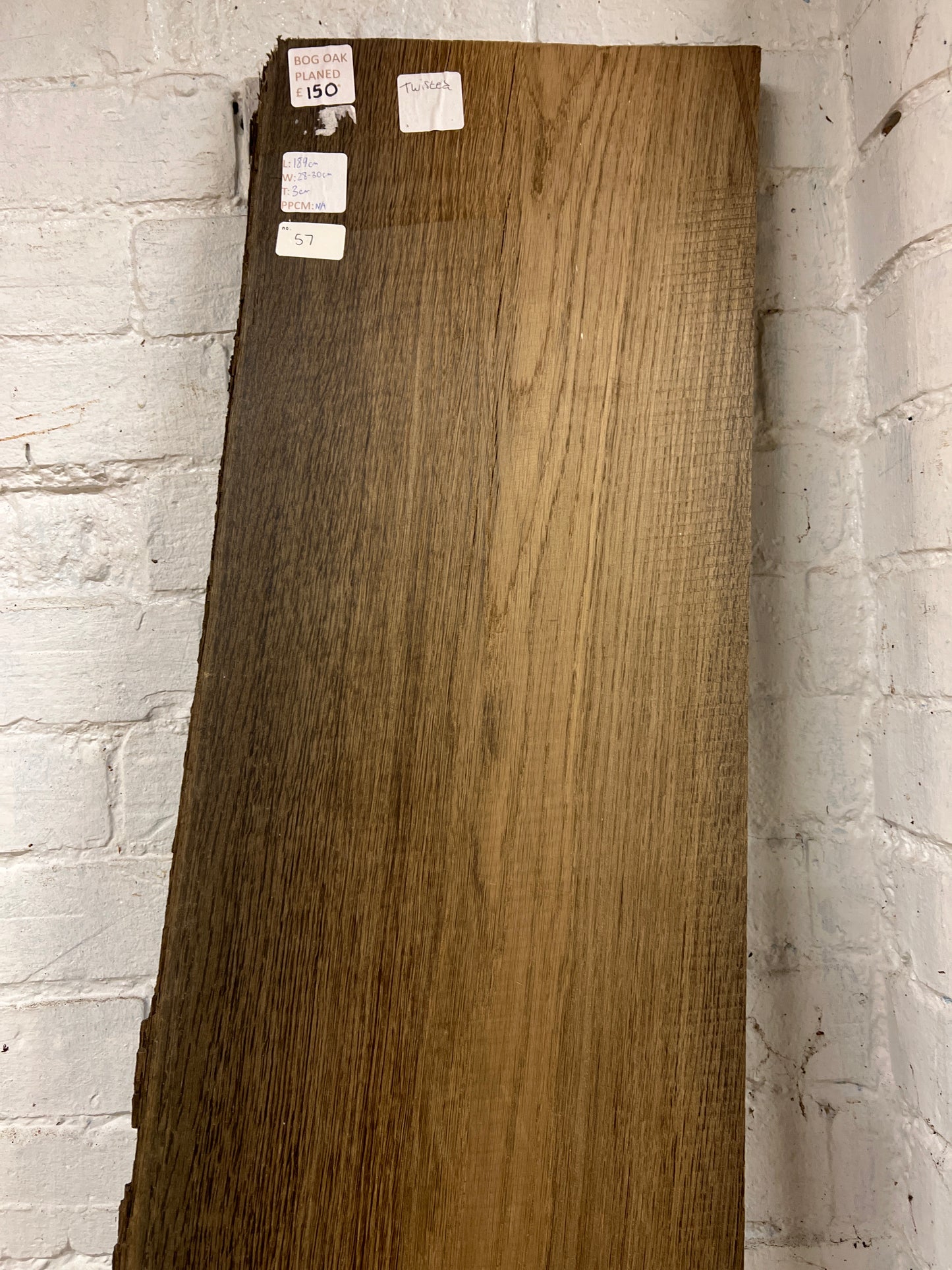 Bog Oak No 57 - 1890x280-300x30mm Planed