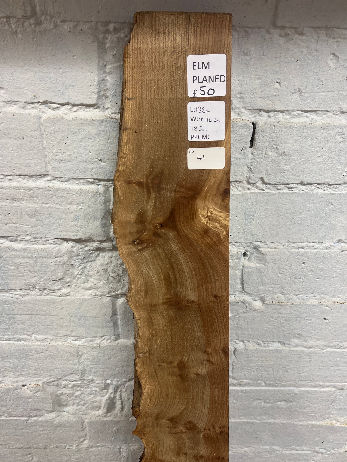 Elm No 41 - 1320x100-145x35mm Planed