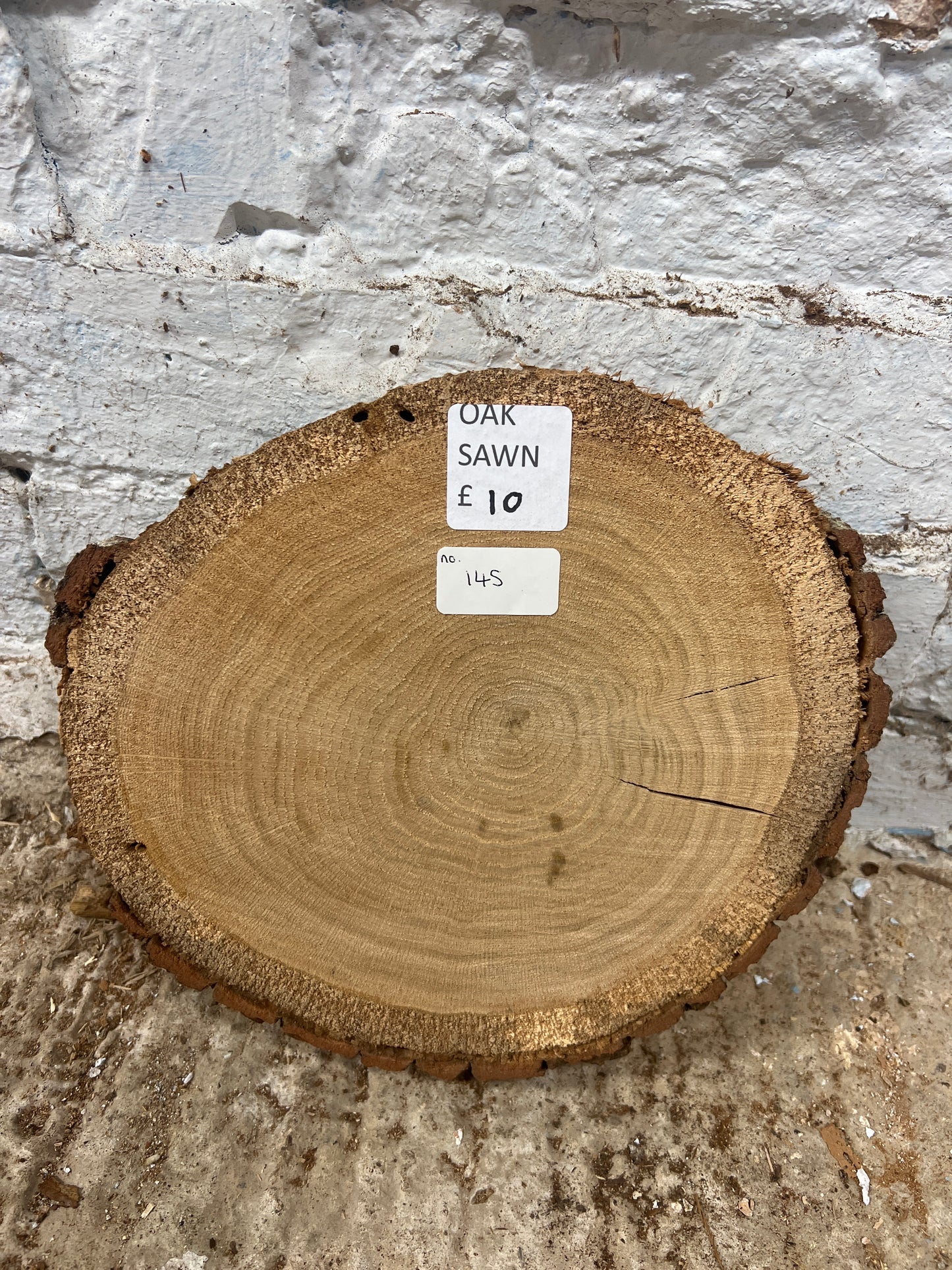 Oak No 145 - 260x240x40mm Sawn