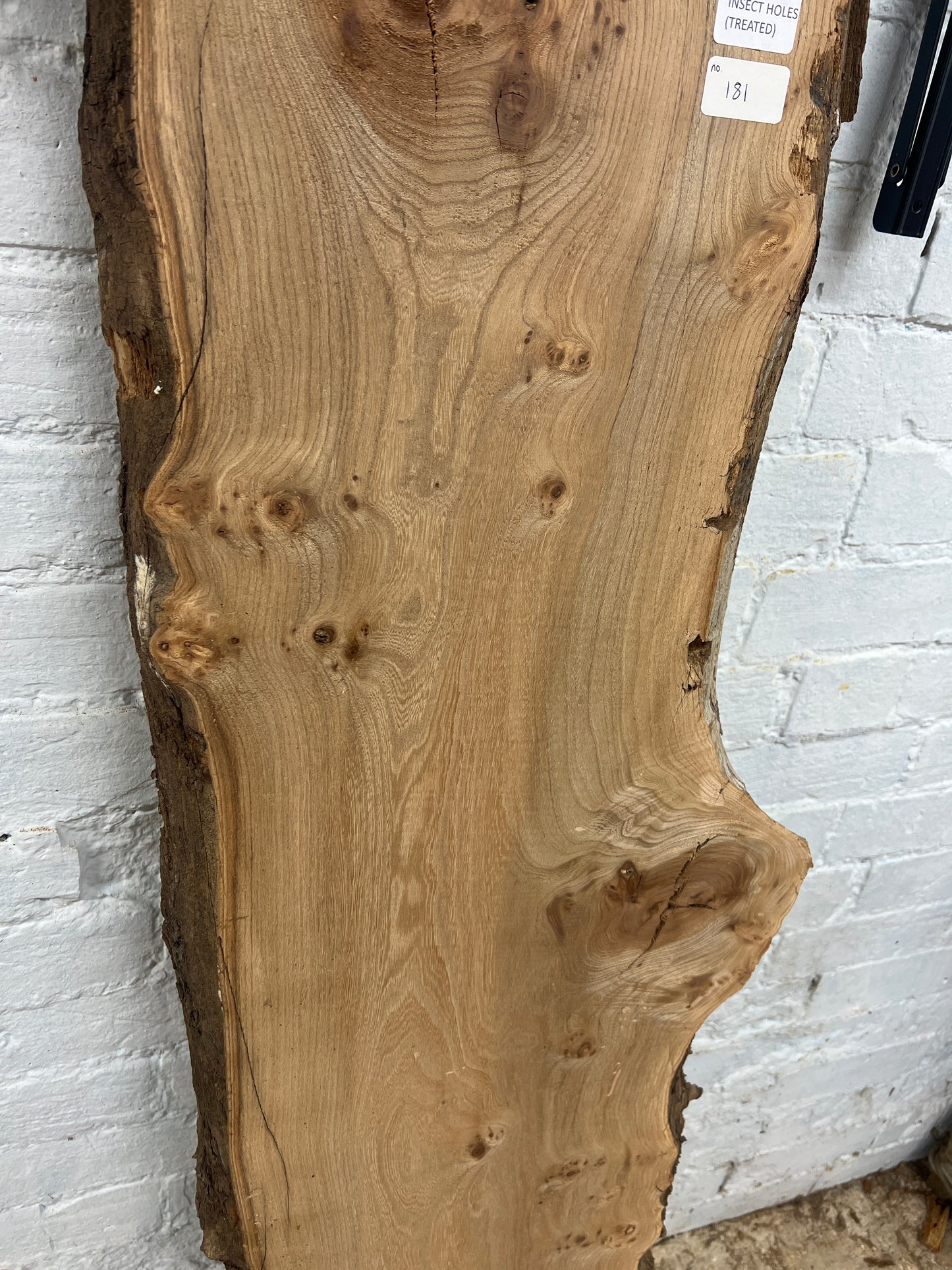 Elm No 181 - 1980x230-450x40mm Planed
