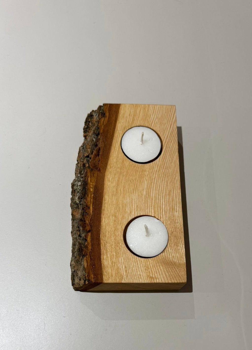 Ash tea light holder