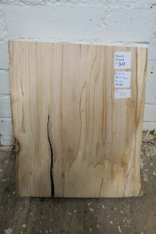 Beech No 77 - 395x310-340x48mm Planed
