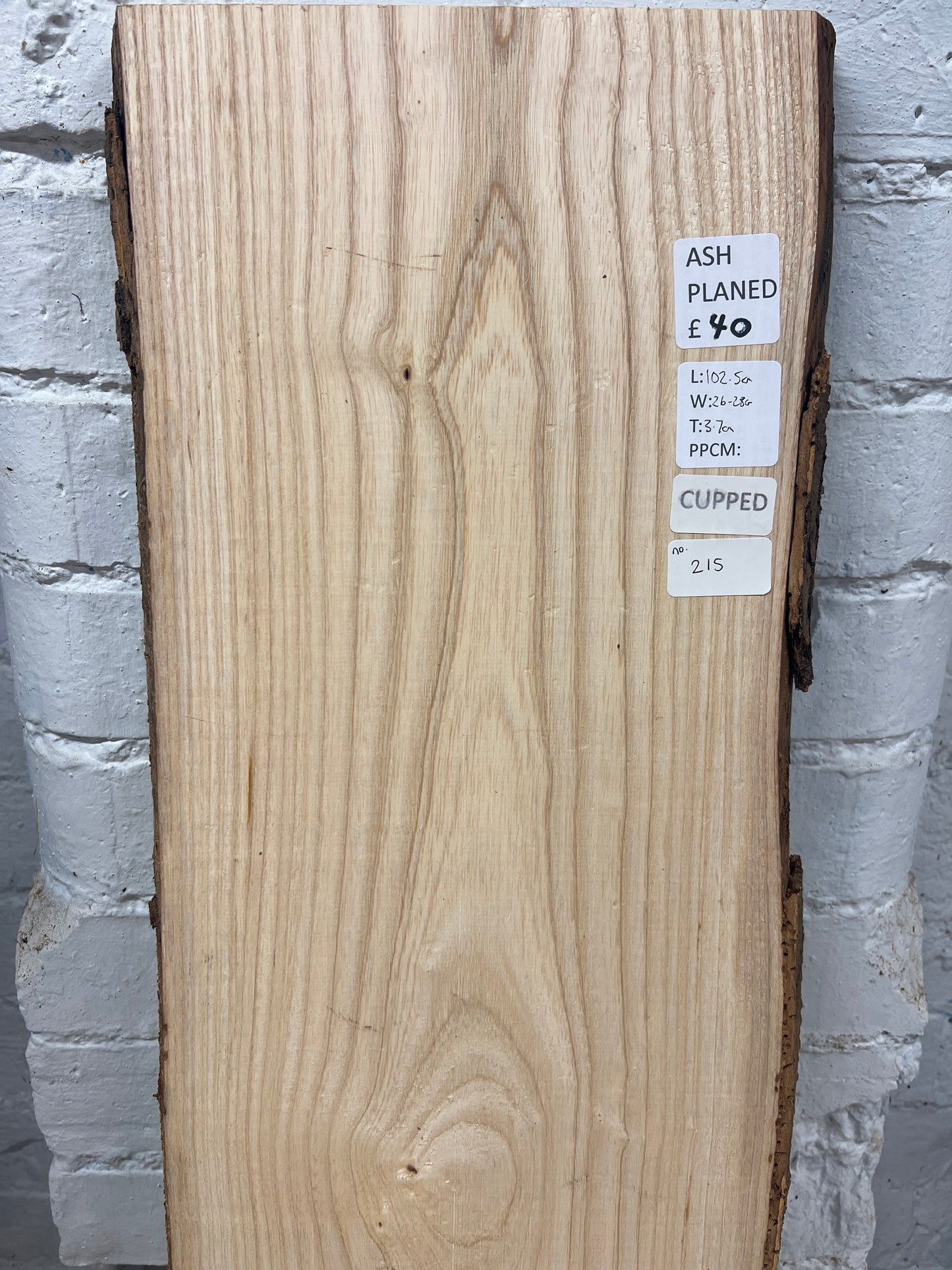 Ash No 215 - 1025x260-280x37mm Planed