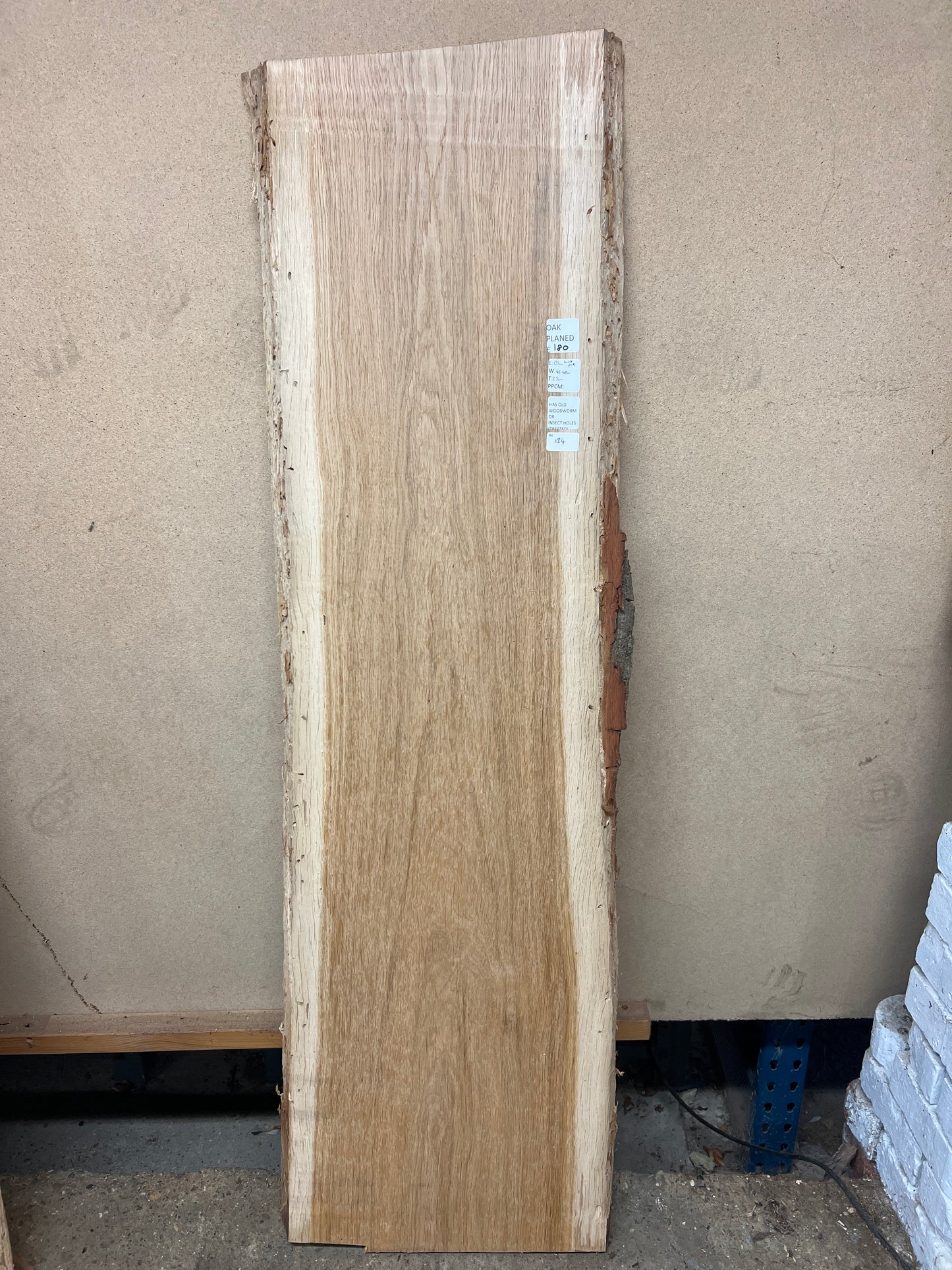 Oak No 184 - 1530x420-480x35mm Planed