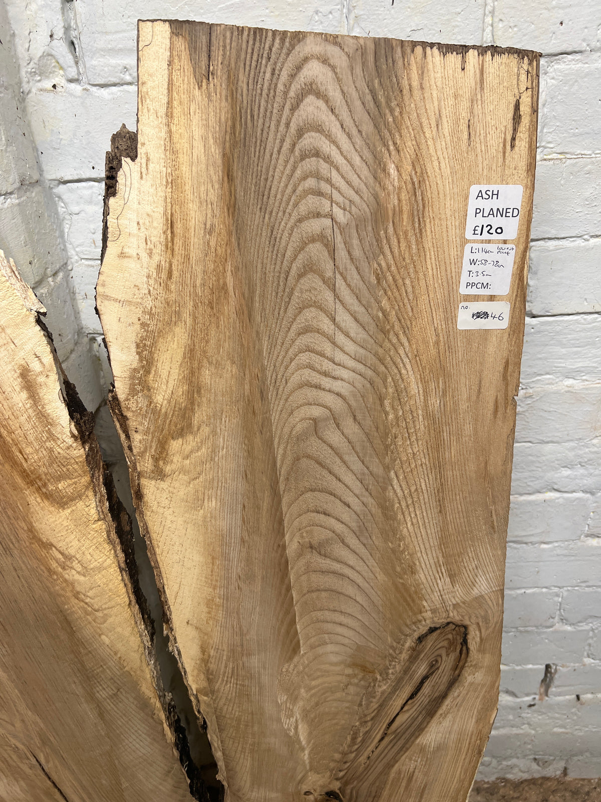 Ash No 46 - 1140x580-780x35mm Planed