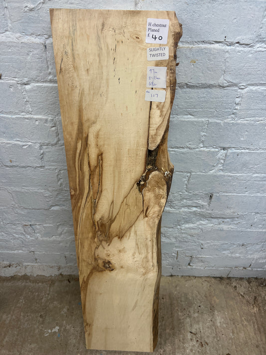 Horse Chestnut No 117 - 970x210-240x48mm Planed