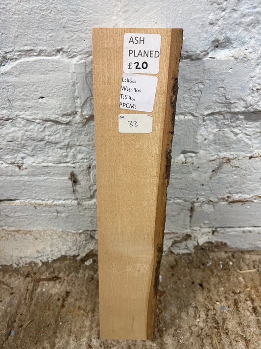 Ash No 33 - 450x80-90x54mm Planed