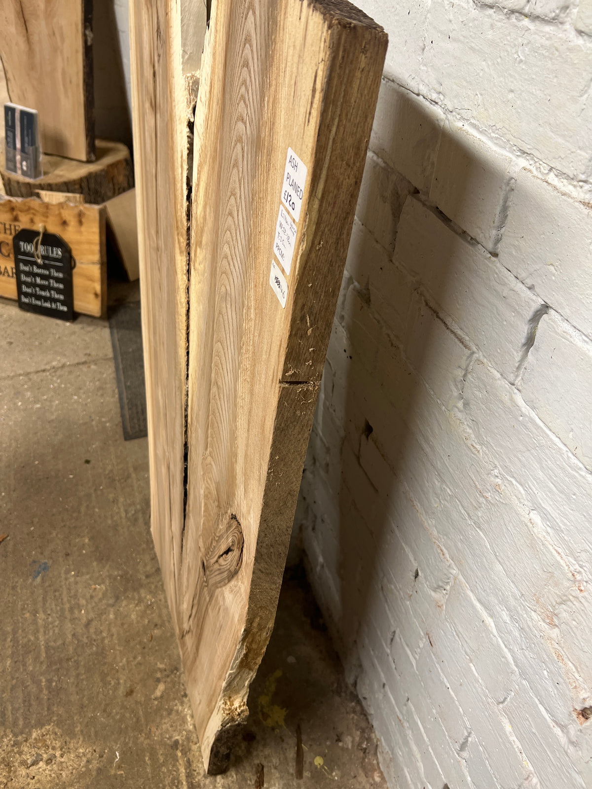 Ash No 46 - 1140x580-780x35mm Planed