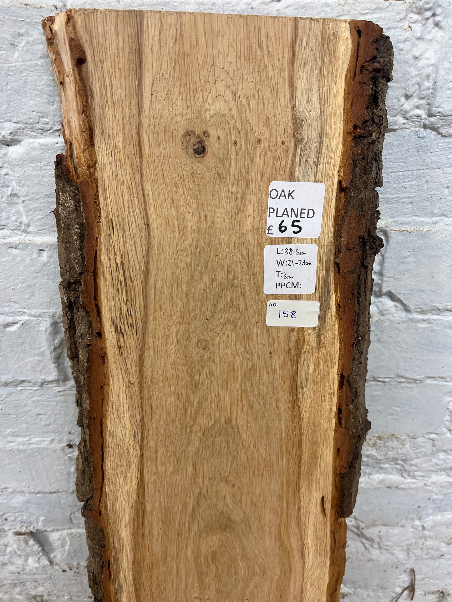 Oak No 158 - 885x220-270x30mm Planed