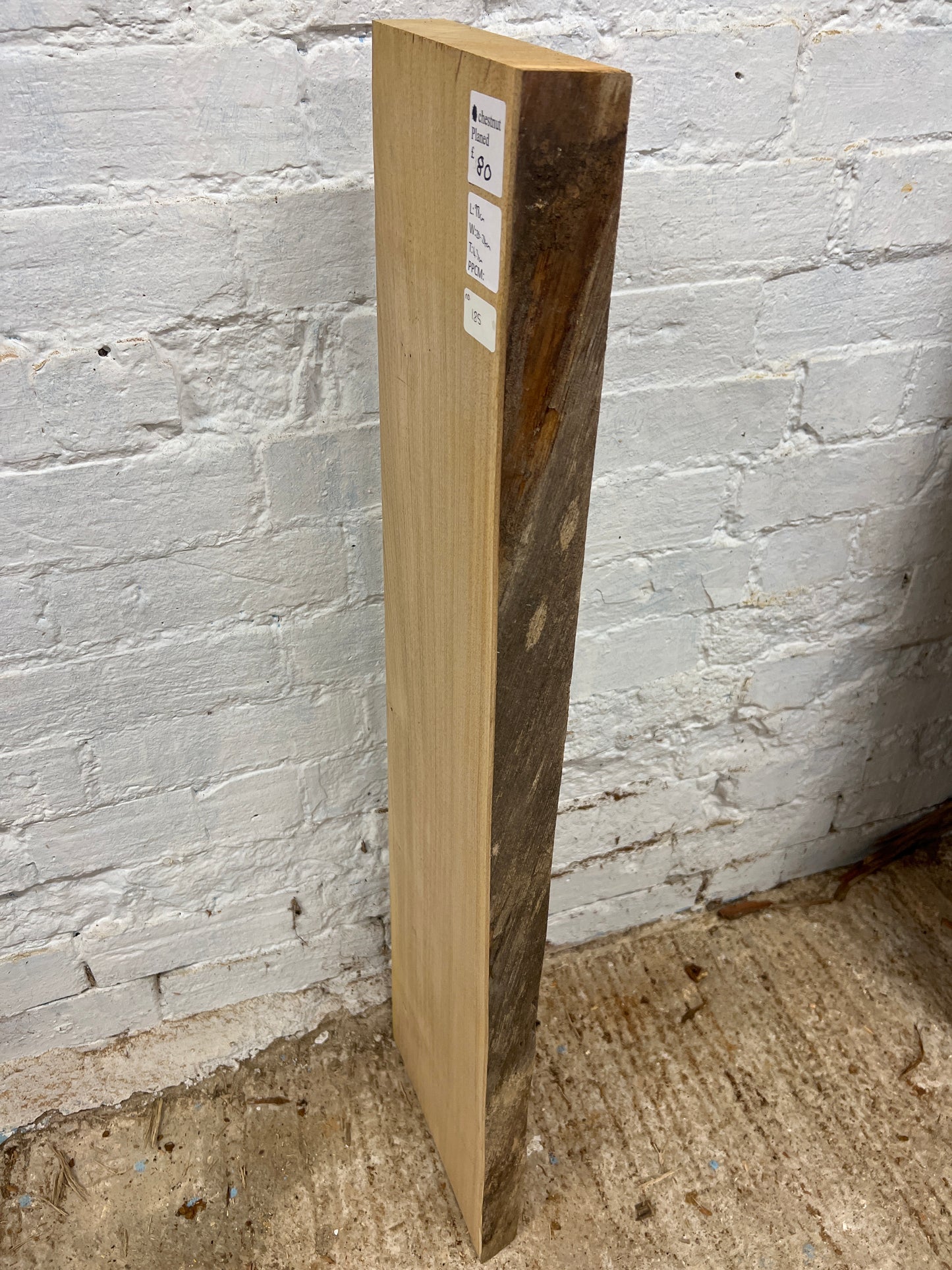 Chestnut No 185 - 980x200-240x43mm Planed