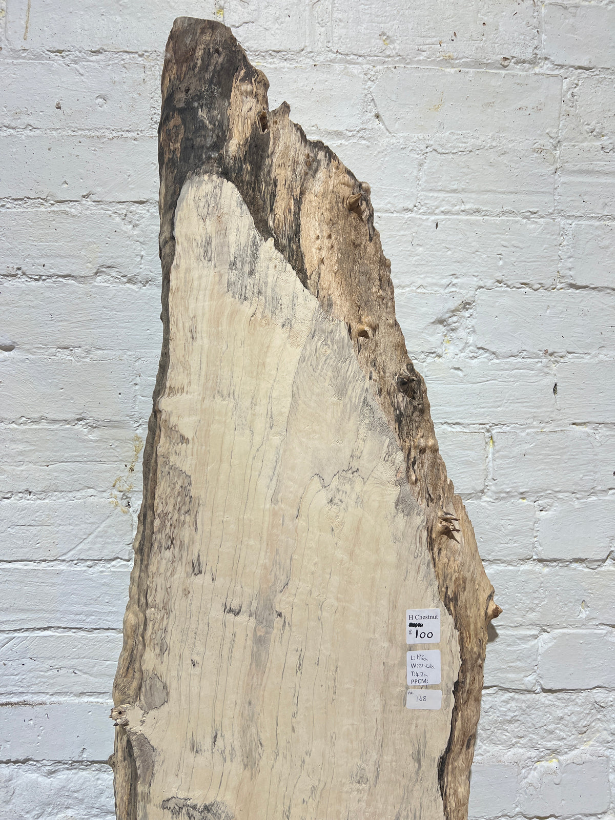 Horse Chestnut No 168 - 1930x230-410x43mm Planed