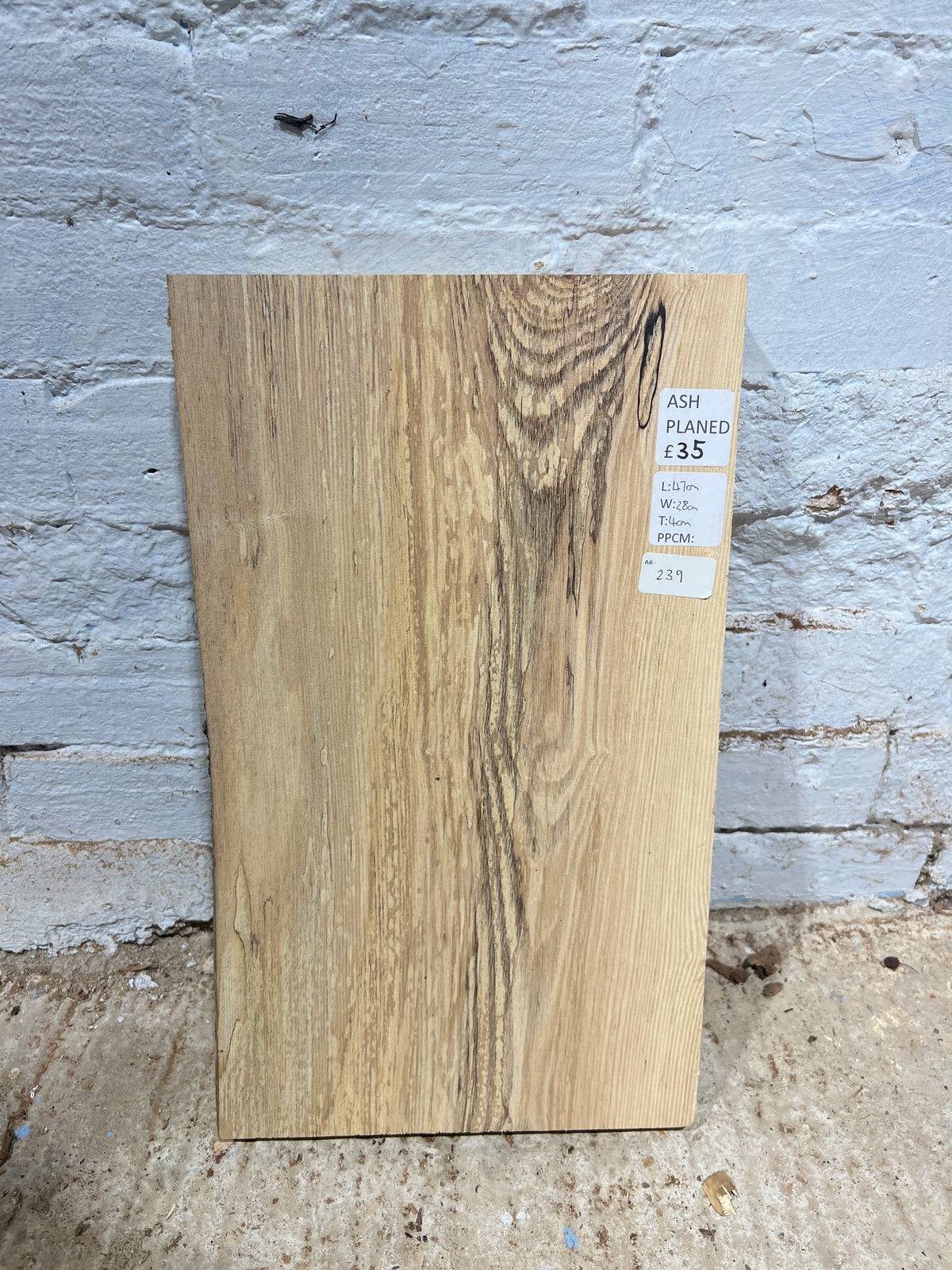 Ash No 239 - 470x280x40mm Planed