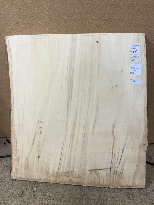 Horse Chestnut No 129 - 555x520-550x46mm Planed