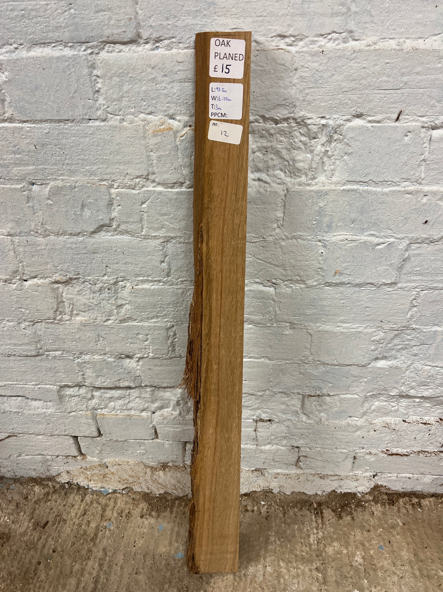 Oak No 12 - 915x60-100x30mm Planed