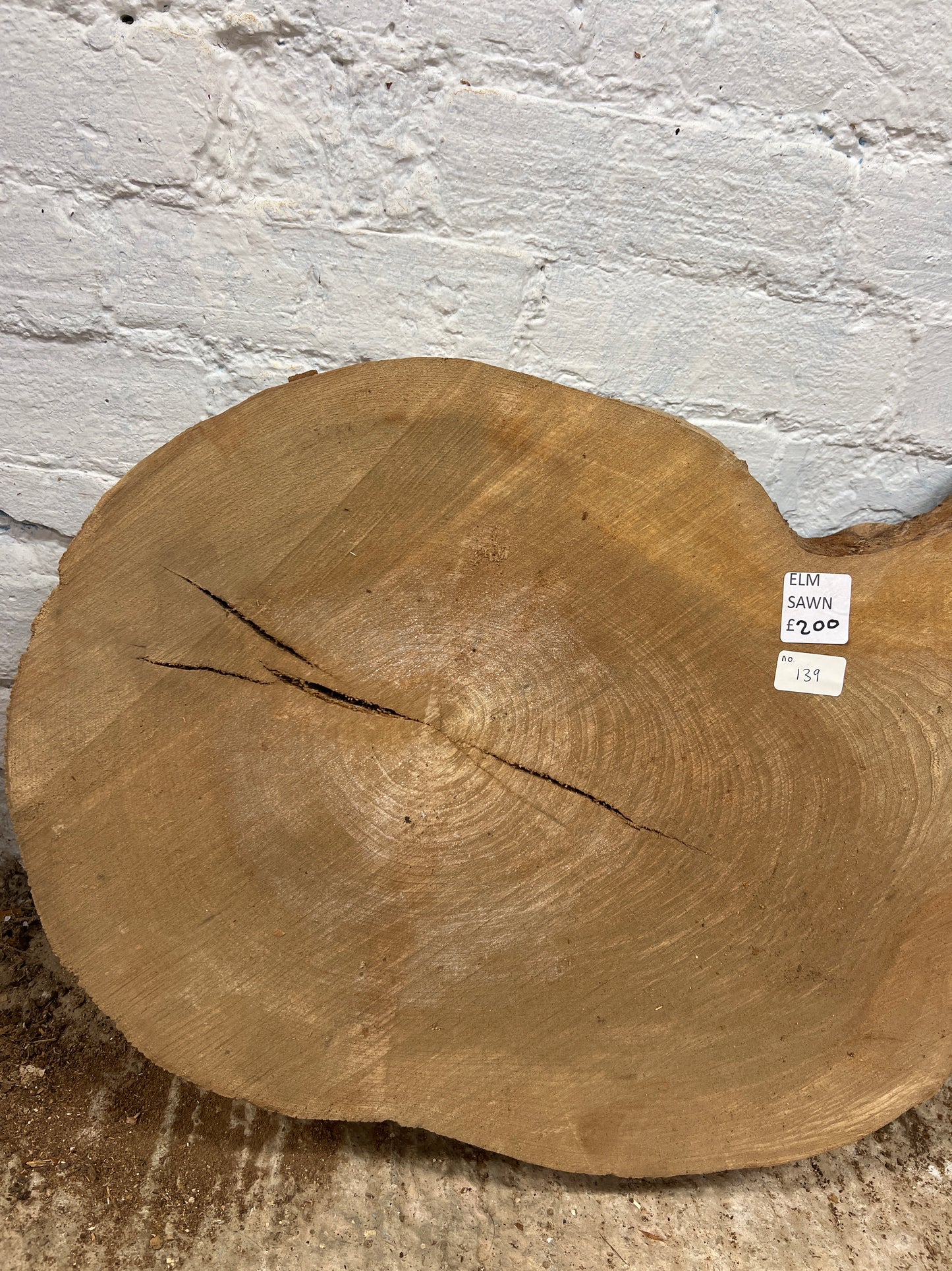 Elm No 139 - 430x820x90mm Sawn