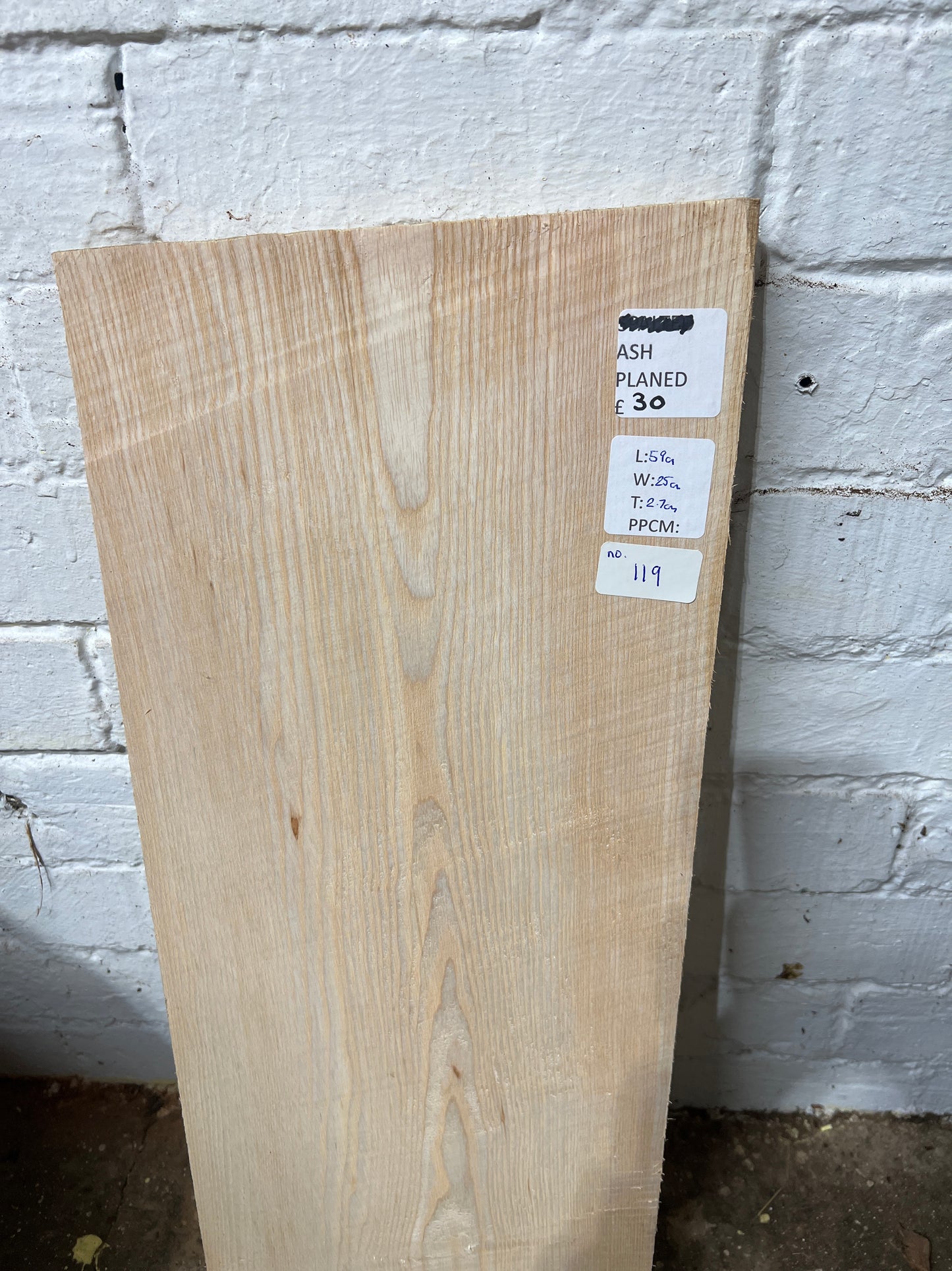 Ash No 119 - 895x280-310x45mm Planed