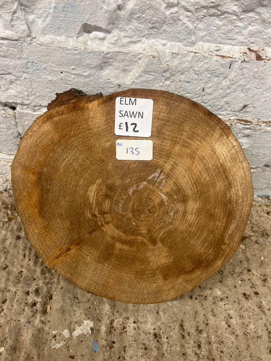 Elm No 135 - 250x260x50mm Sawn