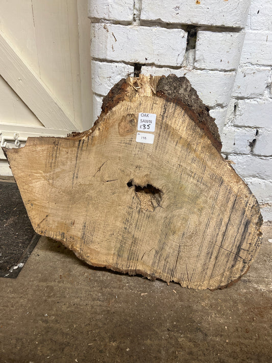 Oak No 198 - 600x500x70mm Sawn