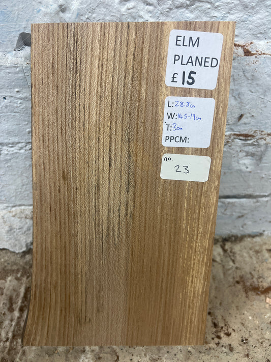 Elm No 23 - 288x145-190x30mm Planed