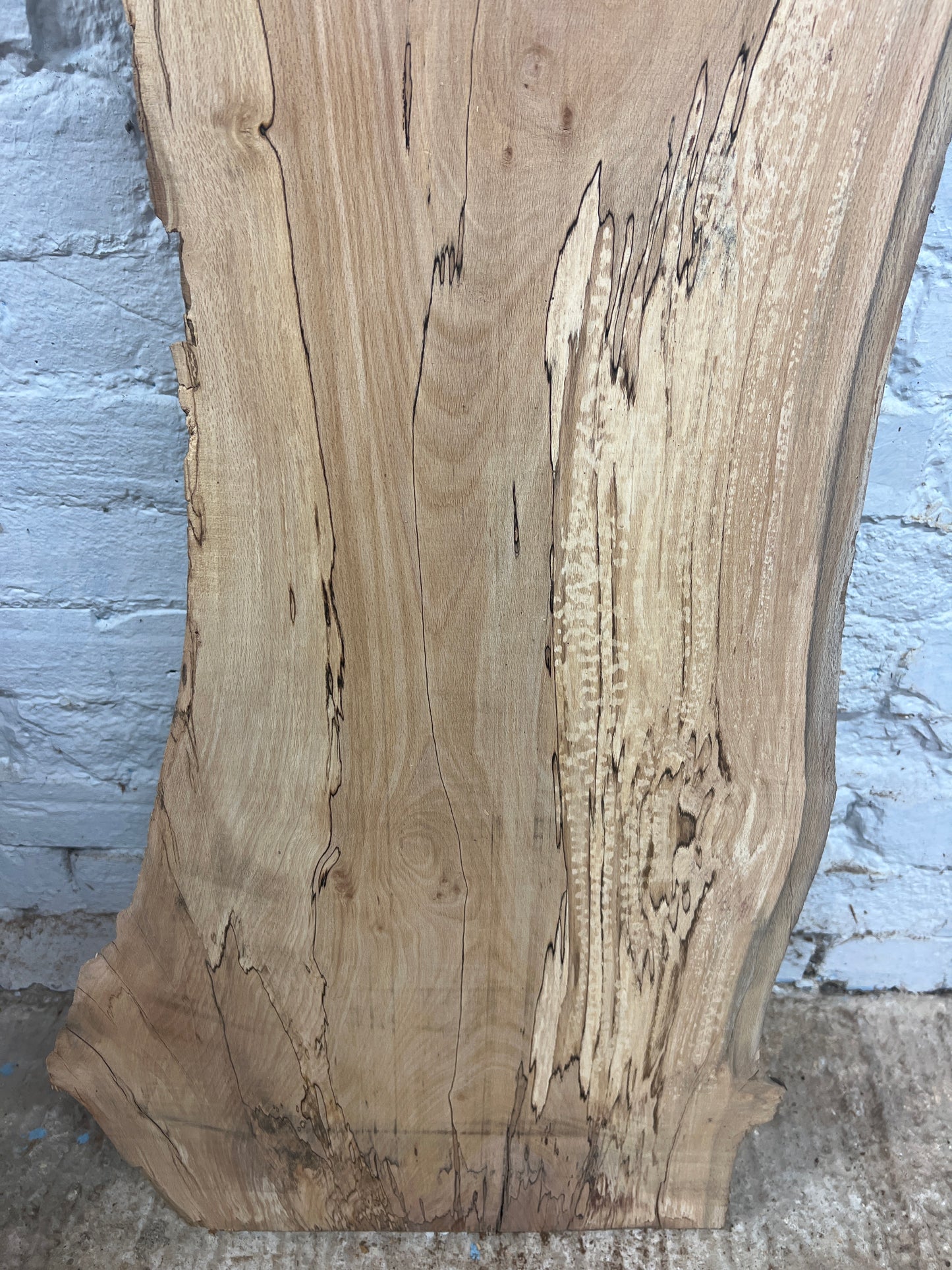 Spalted Beech No 184 - 1445x210-480x30mm Planed
