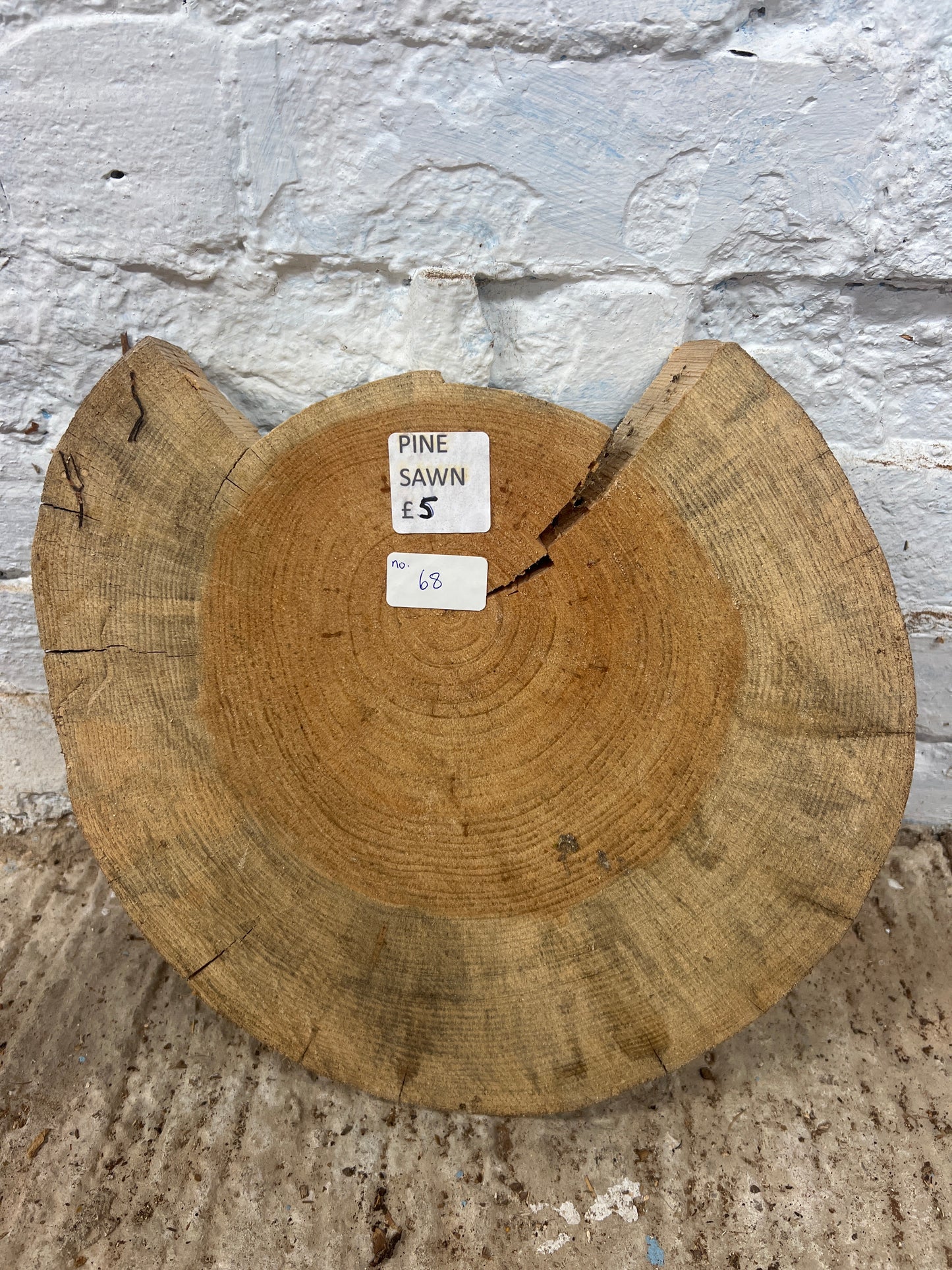 Pine No 68 - 320x340x50mm Sawn