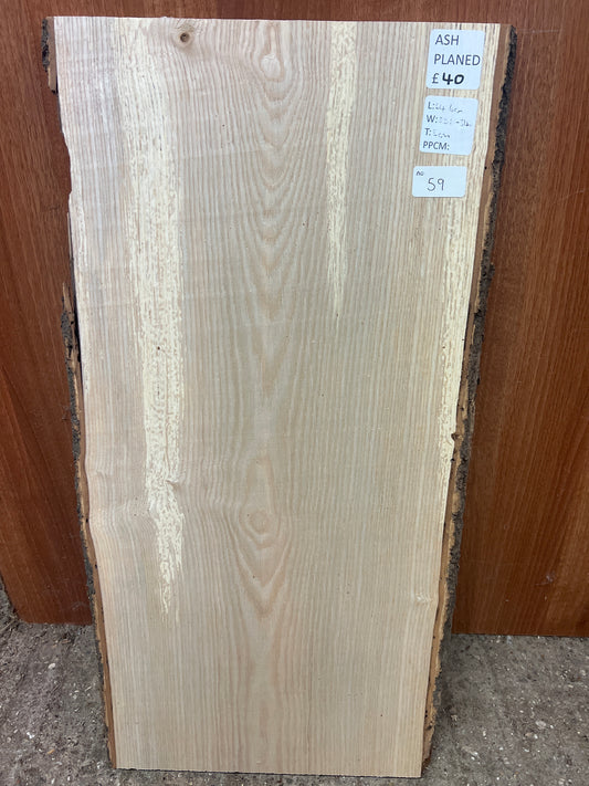 Ash No 59 - 646x325-340x30mm Planed