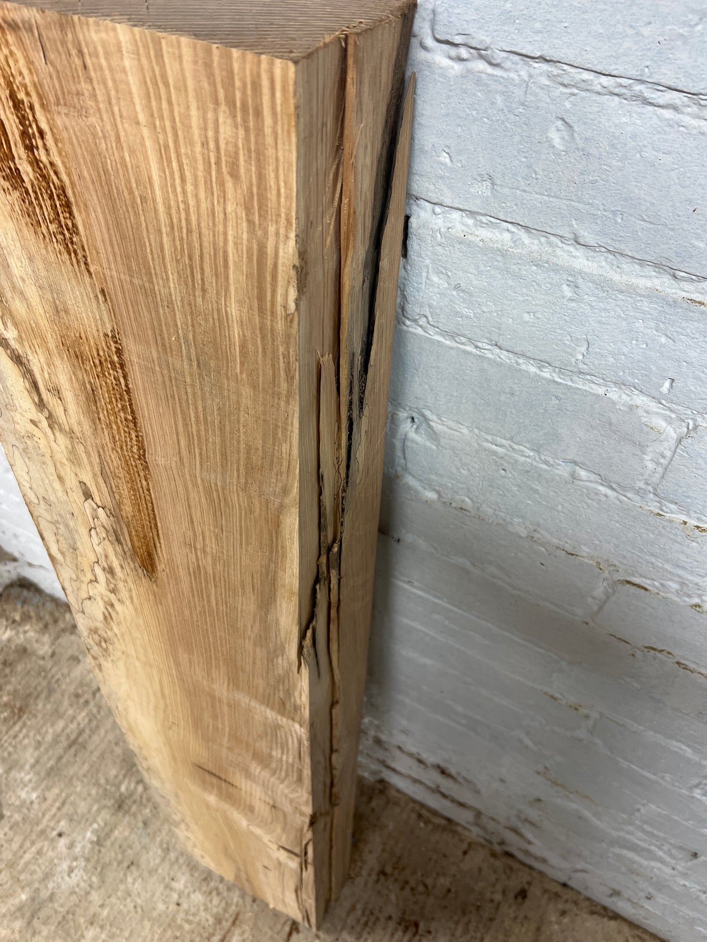 Spalted Beech No 8 - 1330x260-300x105mm Planed