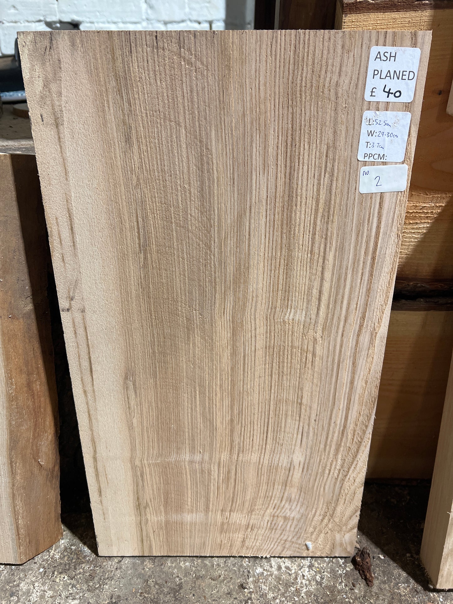 Ash No 2 - 525x290-300x37mm Planed