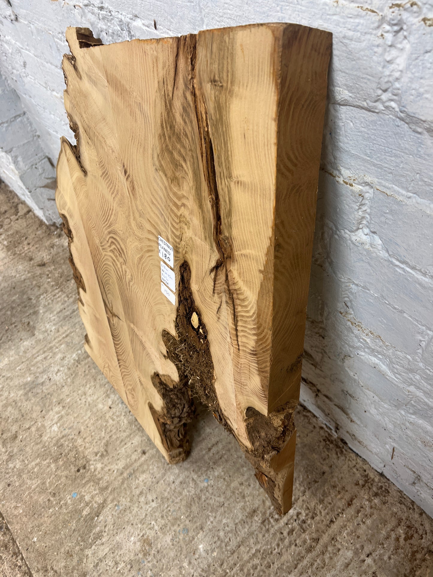 Chestnut No 130 - 810x400-650x65mm Planed