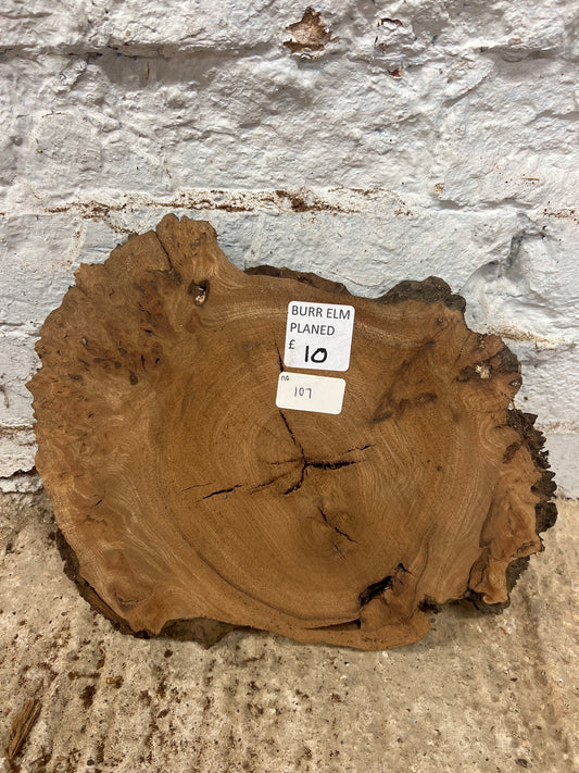 Burr Elm No 107 - 310x240x35mm Sawn