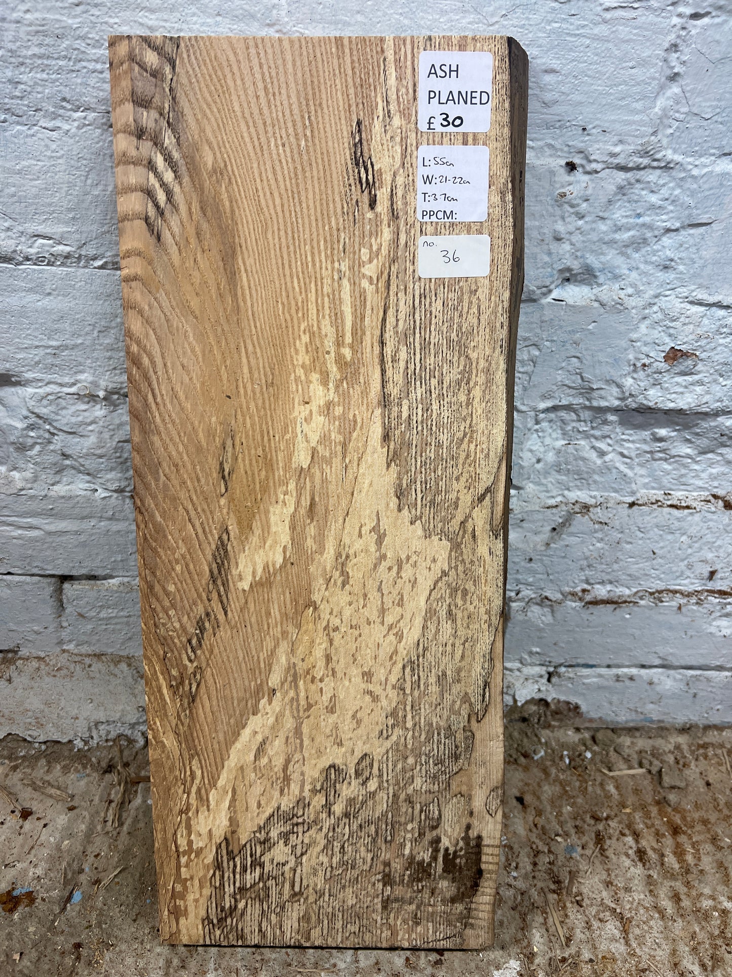 Ash No 36 - 550x210-220x37mm Planed