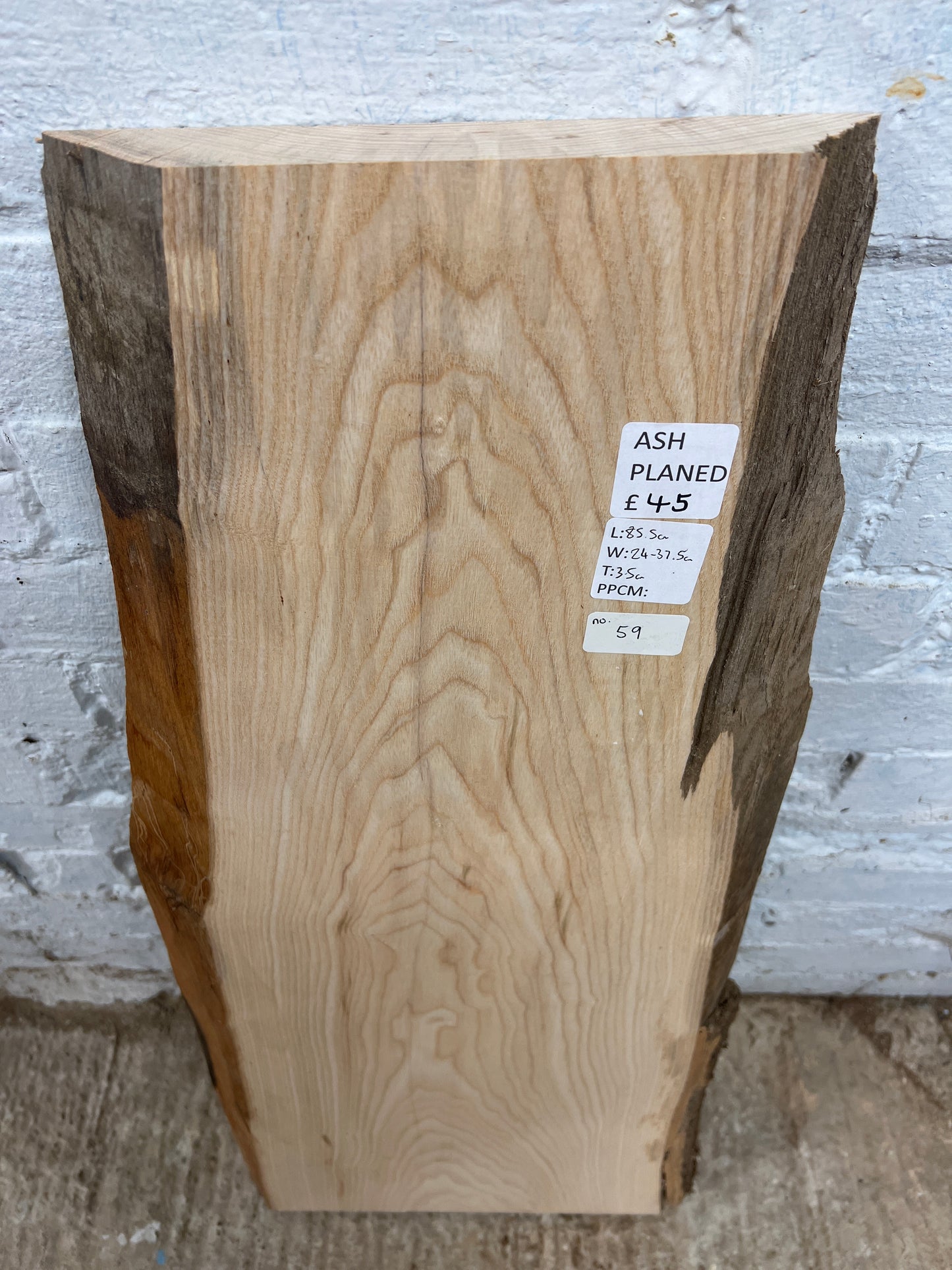 Ash No 59 - 855x240-375x35mm Planed