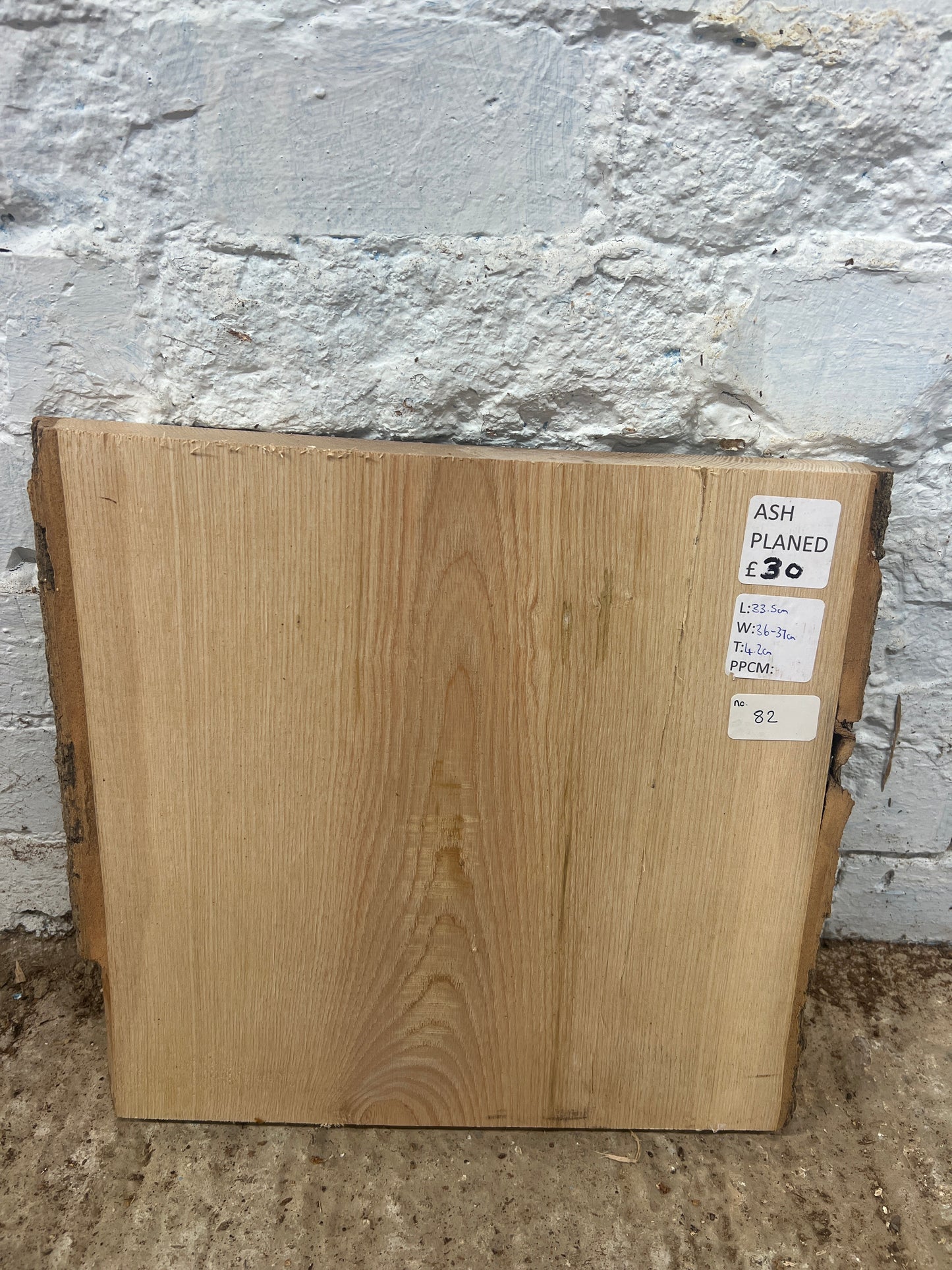 Ash No 82 - 335x360-370x42mm Planed