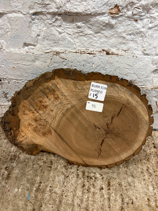 Burr Elm No 95 - 340x230x50mm Sawn