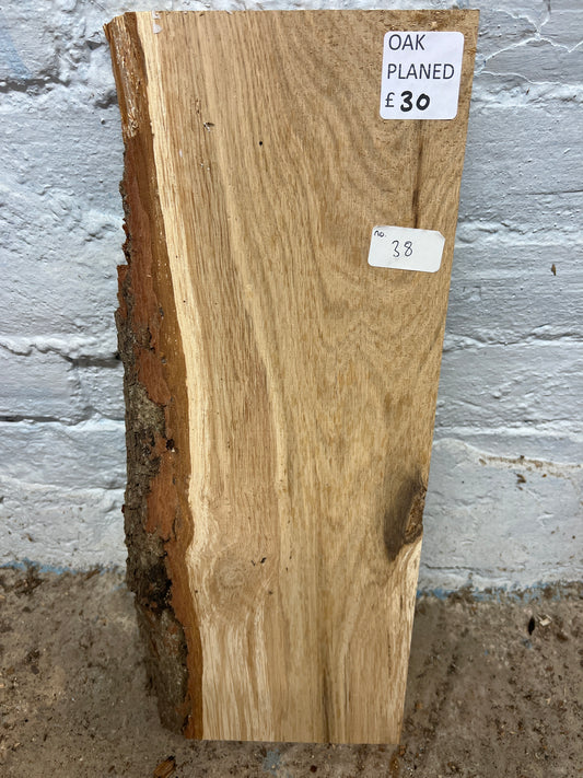Oak No 38 - 467x175-195x30mm Planed