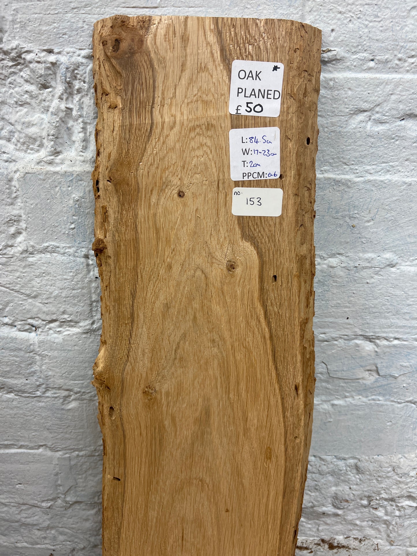 Oak No 153 - 845x170-230x20mm Planed