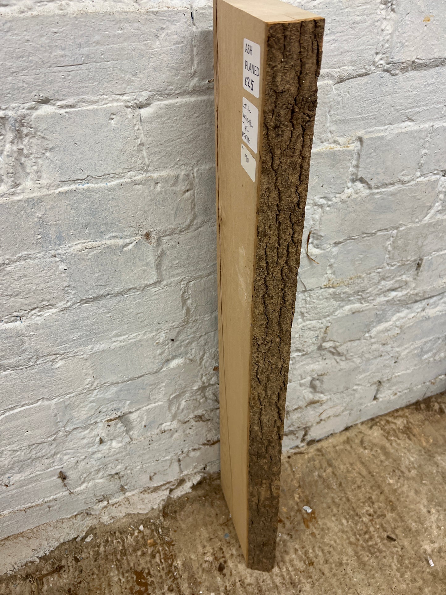 Ash No 90 - 895x120-190x45mm Planed