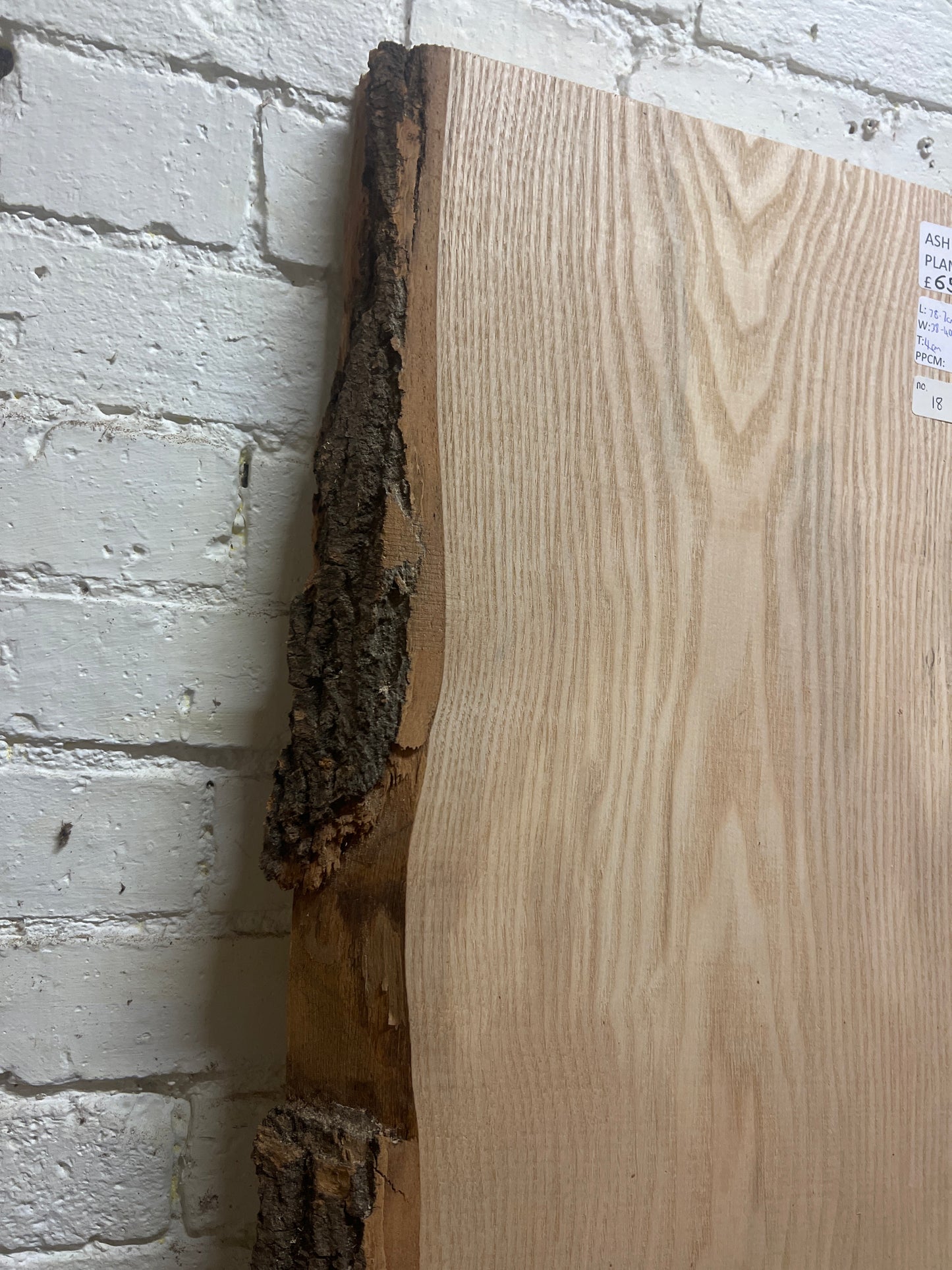 Ash No 18 - 787x380-400x40mm Planed