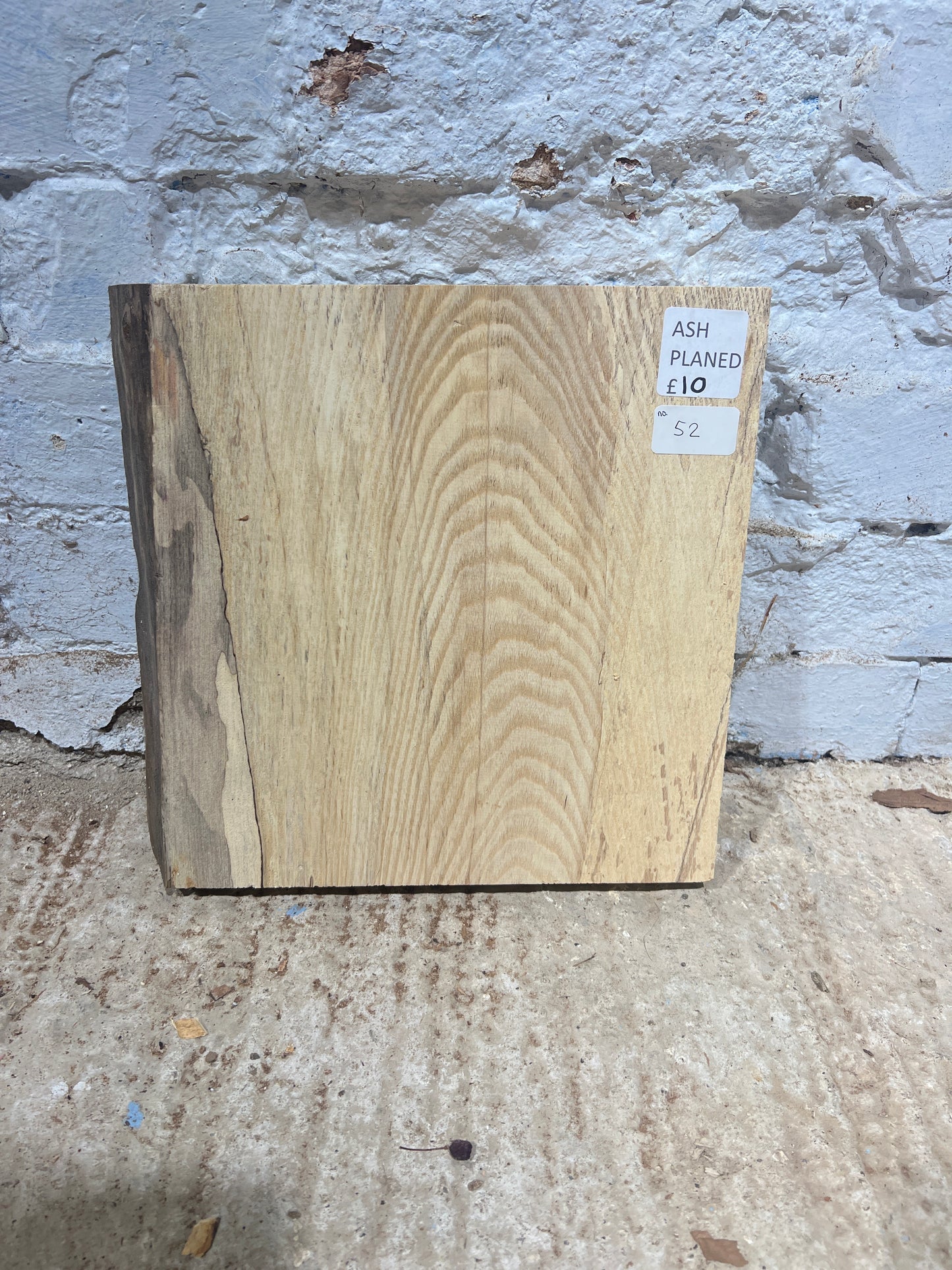 Ash No 52 - 290x290-300x40mm Planed